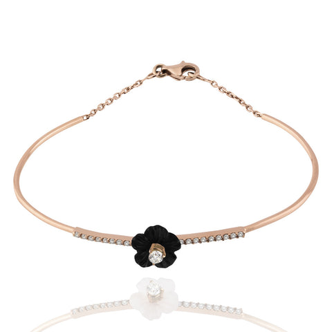 Black Swan Bloom Bracelet