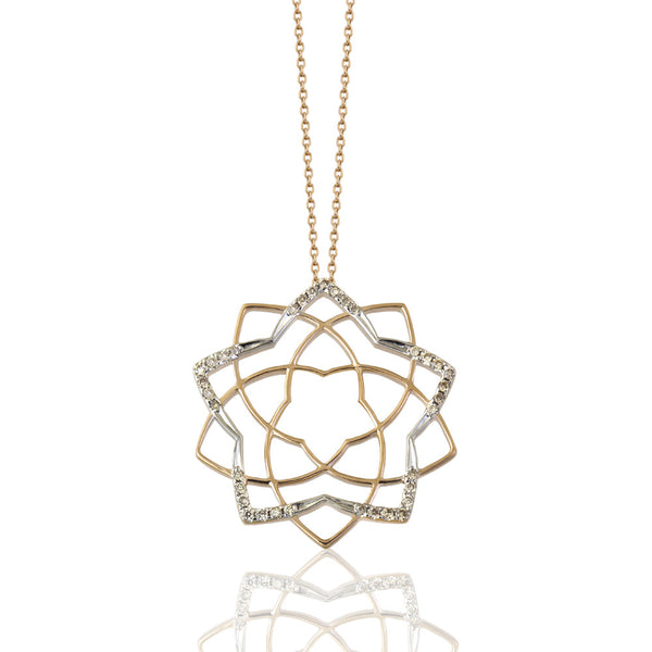 Lotus Sparkle Necklace