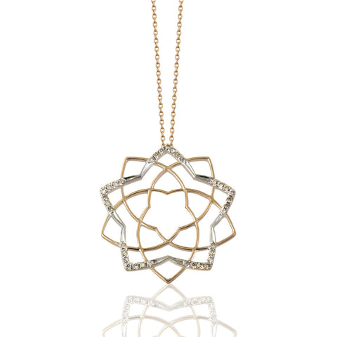 Lotus Sparkle Necklace