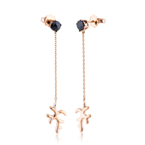Seychelles Smoky Rose Earrings