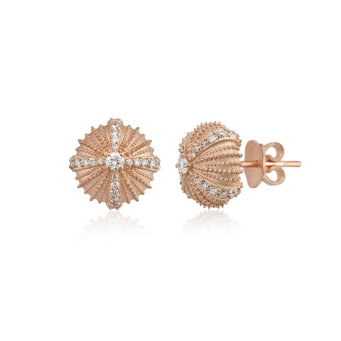 Mini Urchinia Rose Diadem Earrings